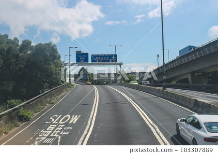 May 26 2023 the road scape of Ching Cheung Road May 26 2023 the road scape of Ching Cheung Road 103307889