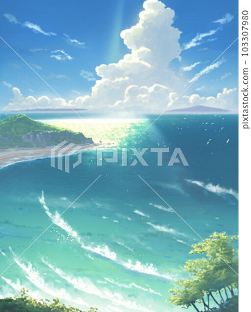 Sea and clouds Sea and clouds 103307980