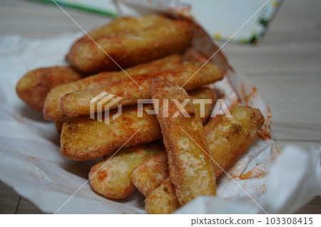 Fried sweet and not spicy Fried sweet and not spicy 103308415