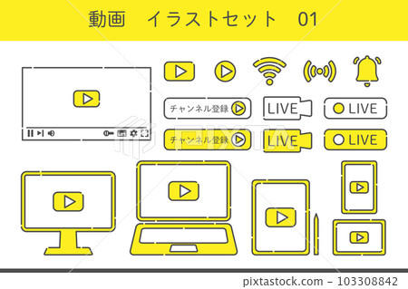 Video illustration set 01 103308842