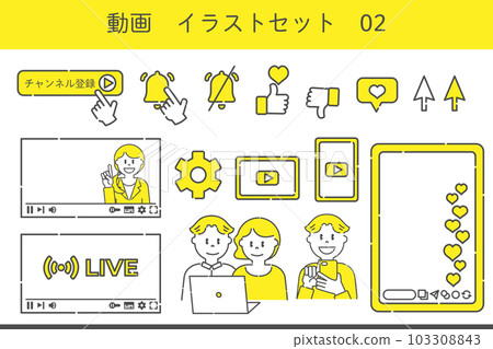 視頻插畫集03 103308843