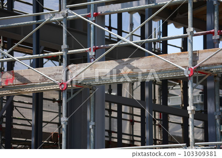 New construction of my home Scaffolding New construction of my home Scaffolding 103309381