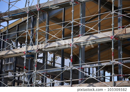 New construction of my home Scaffolding New construction of my home Scaffolding 103309382