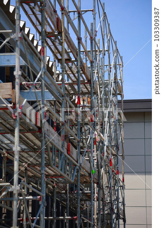 New construction of my home Scaffolding New construction of my home Scaffolding 103309387