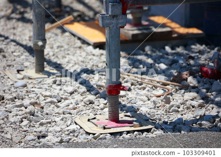 New construction of my home Scaffolding New construction of my home Scaffolding 103309401