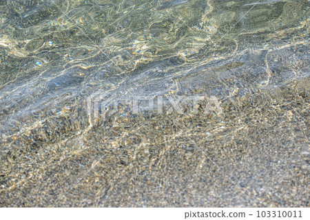 Sea pattern made by small waves 103310011