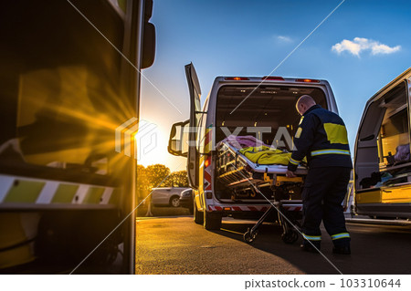 在現場工作的醫護人員 103310644