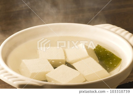 Simmered tofu Simmered tofu 103310739