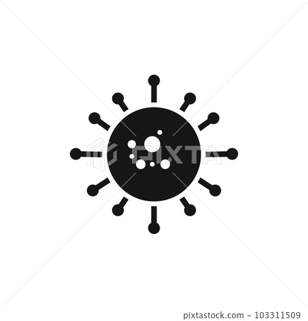 Virus, Bacteria Icon. Flat style vector EPS. Virus, Bacteria Icon. Flat style vector EPS. 103311509