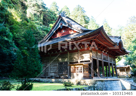 [China's 33 Kannon Sacred Sites] No. 25 Wanienji Temple Konpondo 2 in Izumo City, Shimane Prefecture 103313465