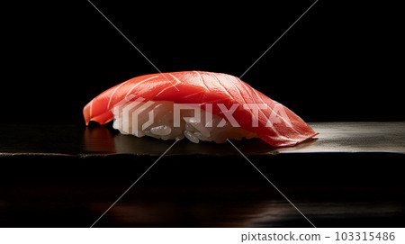 金槍魚握壽司，金槍魚握壽司（生成人工智能） 103315486