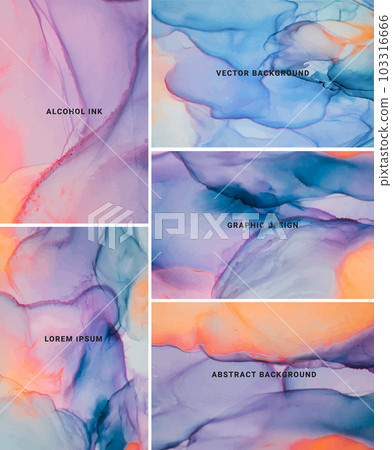 Background collection line pattern for cover, invitation template, wedding card, contemporary menu design, note book. Alcohol ink textures. Background collection line pattern for cover, invitation template, wedding card, contemporary menu design, note book. Alcohol ink textures. 103316666