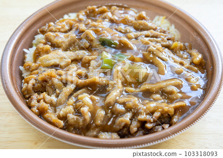 Delicious Pork Ankake Fried Rice Delicious Pork Ankake Fried Rice 103318093