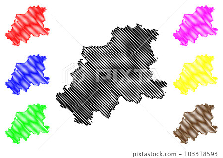 Neckar-Odenwald-Kreis district (Federal Republic of Germany, rural district, Baden-Wurttemberg State) map vector illustration, scribble sketch Neckar Odenwald Kreis map Neckar-Odenwald-Kreis district (Federal Republic of Germany, rural district, Baden-Wurttemberg State) map vector illustration, scribble sketch Neckar Odenwald Kreis map 103318593