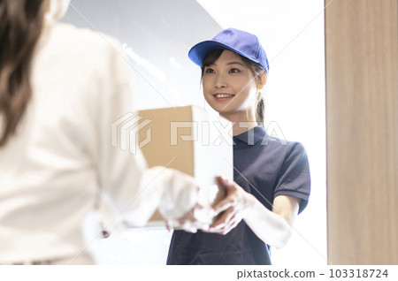 young woman in transportation business young woman in transportation business 103318724