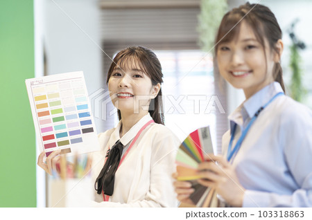 Young female designer, creator image 103318863