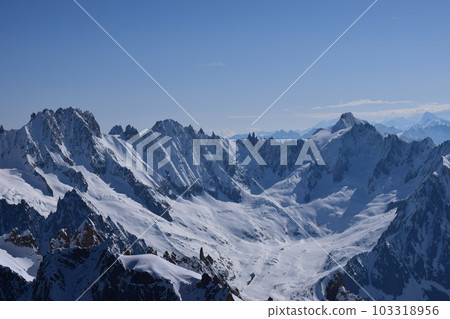 View of the European Alps from the Aiguille du Midi Observatory View of the European Alps from the Aiguille du Midi Observatory 103318956
