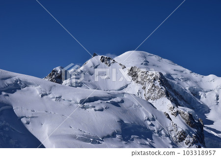 View of the European Alps from the Aiguille du Midi Observatory 103318957