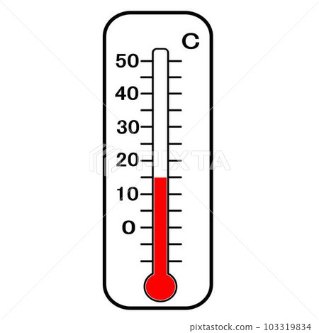 Image illustration of a thermometer Image illustration of a thermometer 103319834