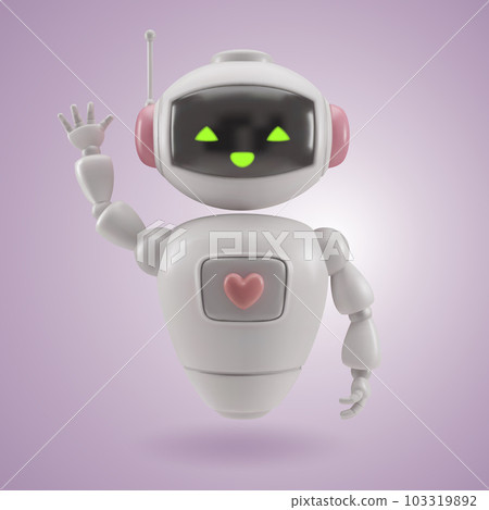 3d Vector Robot Chatbot Ai Science Stock Vector (Royalty Free