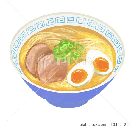 Illustration of salt ramen 103321203