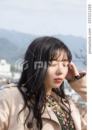 long hair woman long hair woman 103321268