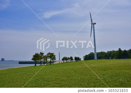 Chita City, Aichi Prefecture Shinmaiko Marine Park Wind power generation Chita City, Aichi Prefecture Shinmaiko Marine Park Wind power generation 103321833
