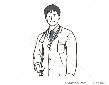 穿著白色衣服的一個年輕人 穿著白色衣服的一個年輕人 103323006