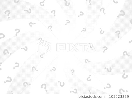 Question mark pattern background material, gray 103323229