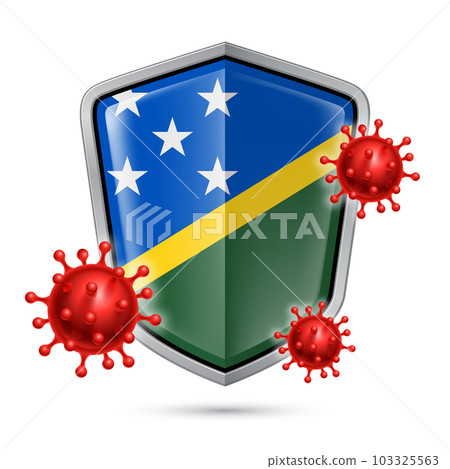 Shield Icon of Solomon Islands Shield Icon of Solomon Islands 103325563