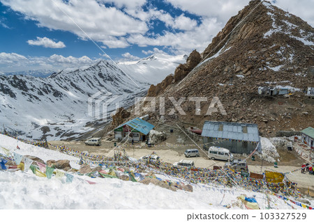 View from Khardung La, Ladakh, India / Khardung La Pass 103327529