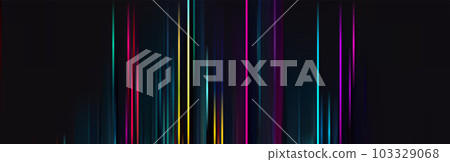 Trendy glitch pattern on dark background. Modern style vector. Abstract geometric elements 103329068