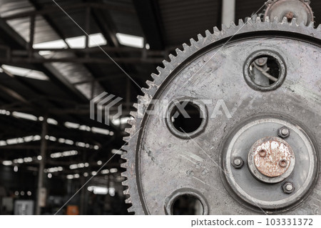 Gear drive machine engine industry. connect motion of machinery. Gear drive machine engine industry. connect motion of machinery. 103331372