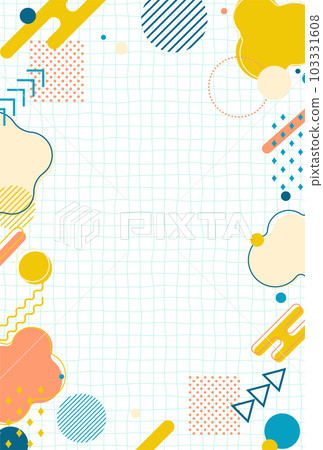 Background illustration _ Memphis _ pastel color 103331608