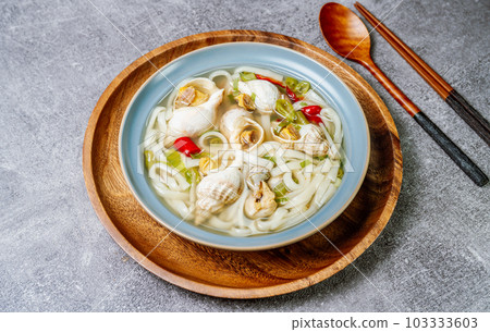 golbaengi tang, Korean style sea snail soup food cuisine golbaengi tang, Korean style sea snail soup food cuisine 103333603