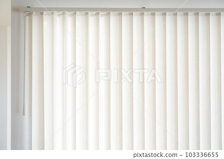 photo of white pleated curtains 103336655