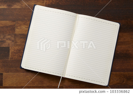 A notebook on a soothing background A notebook on a soothing background 103336862