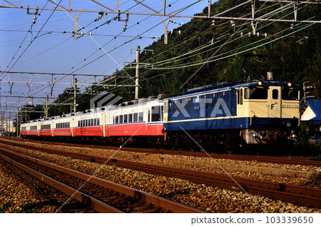 2001 EF651130 Rapid Moonlight Kyushu running on the Tokaido Line 103339650