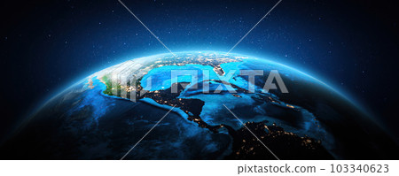 America - Atlantic and Pacific ocean 103340623