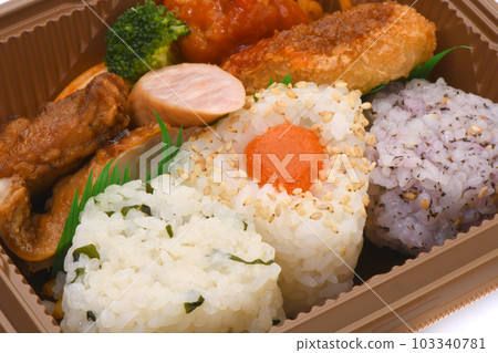 Rice ball bento convenience store Rice ball bento convenience store 103340781