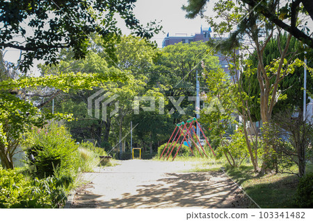 山口縣宇部市萬吉川公園長廊 103341482