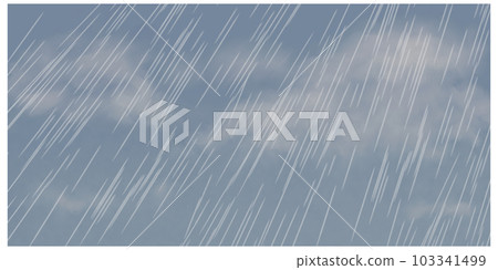Rain and dark sky background illustration - Stock Illustration ...