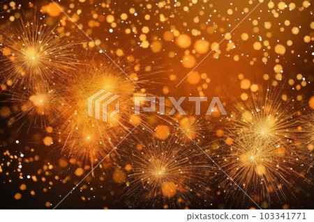 Colorful fireworks at New Year and copy space abstract holiday background elegant glitter confetti. Colorful fireworks at New Year and copy space abstract holiday background elegant glitter confetti. 103341771