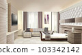 luxury bedroom interior perspective 103342142