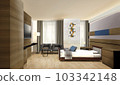 modern bedroom interior perspective 103342148