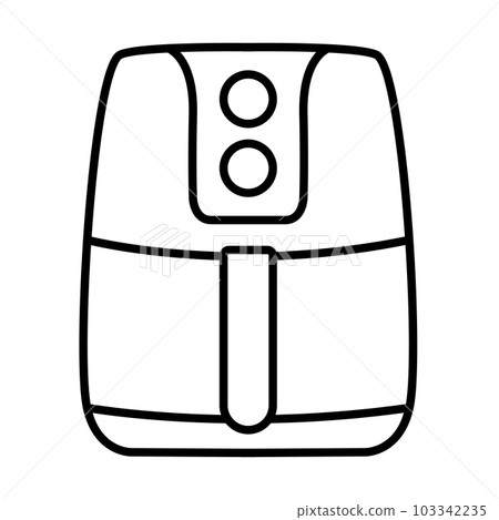 cooking air fryer appliance icon vector for graphic design, logo, website, social media, mobile app, UI illustration 103342235