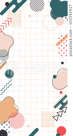 Background illustration_Memphis_Modern Background illustration_Memphis_Modern 103342917