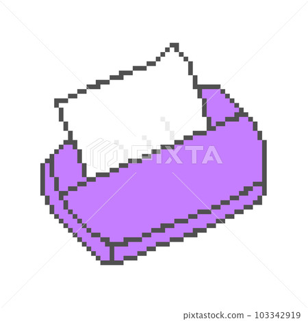 Dot picture_pocket tissue (purple) Dot picture_pocket tissue (purple) 103342919