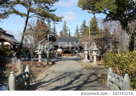 Nagano Prefecture Nagano City Winter Shozan Shrine 103343258