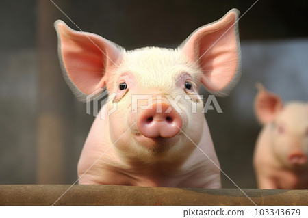 Adorable Piggy Delights. created with Generative AI Adorable Piggy Delights. created with Generative AI 103343679
